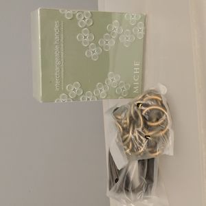 Miche Interchangeable Brass/Brown Handles